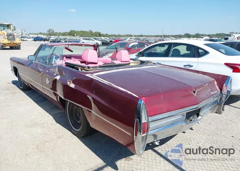 1968 Cadillac Deville z USA, uszkodzony, nr VIN 000000000F8156270